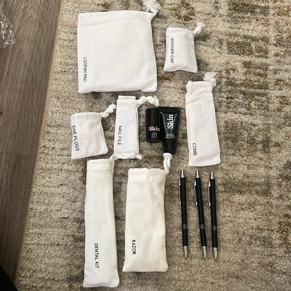 NEW Soho House Hotel Amenities Travel Kit Lot Luxury Amenity Set